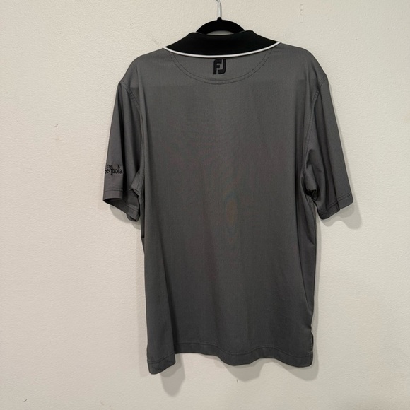 Footjoy Men’s Gray Black Polo M - Picture 5 of 5